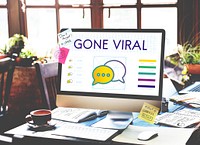 Gone Viral Trends Interact Connection Concept