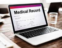 Medical Record Report Healthcare Document Concept