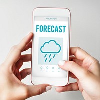 Forecast Weather Rainy Cloud Concept