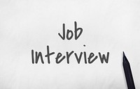 Job Interview Career Employment Recruitment Concept