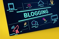 Blogging Connecting Content Homepage Story Concept