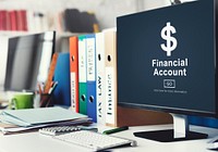 Financial Account Dollar Sign Go Concept