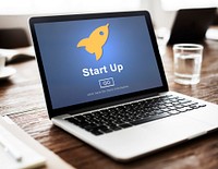 Start up Launch Homepage New Business Concept