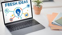Ideas Development Icons Word Concept