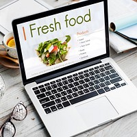 Fresh Food Eating Cafe Calories Nutrition Concept