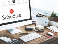 Schedule Time Management Planner Concept
