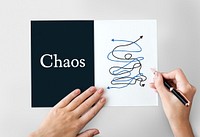 Depressed Complicated Chaos Critical Situation Word Graphic