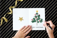 Christmas Tree Celebration Tinsel Concept