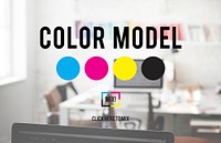 Color Printing Ink Color Model CMYK Concept