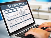 Visa Application Form Immigration Concept