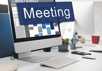 Meeting Appointment Schedule Organizer Conference Concept