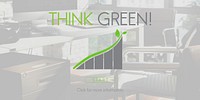 Think Green Business Environment Ecology Concept