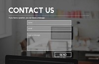 Contact Us Business Correspondence Customer Concept