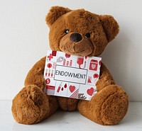 Bear Show Blood Donation Placard Graphic