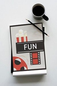 Movie Time REcreation Fun Concept