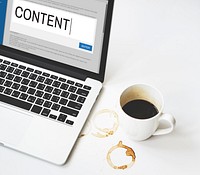 Digital Content Sharing Connect Website Searchbar Concept