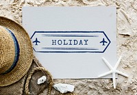 Travel Adventure Holiday Stamp Concept