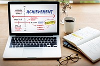 Target Achievement Goals Strategy Concept