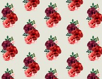 Rose Pattern Floral Texture Concept