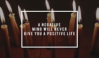 Positive mindset attitude spiritual word