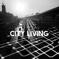 Life City Town Urban Living Place