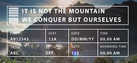 It Is Not The Mountain We Conquer But Ourselves Word Motivation