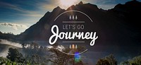 Journey Travel Explore Wanderlust Word Graphic