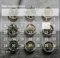 Calendar Agenda Appointment Banner Graphic