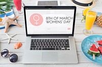 Women's Day Equality Freedom Get Involved Concept