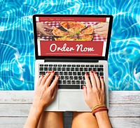 Food Order Pizza Online Internet Concept