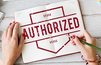 Authorize Allowance Approve Permit Graphic Concept