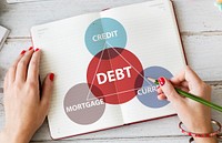 Debt Mortgage Credit Currency Financial Transaction Concept