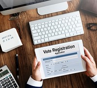 Vote Election Document Filling Concept