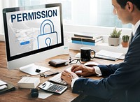 Permission Log In User Password Register Concept