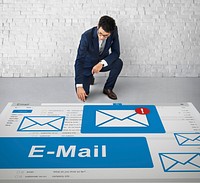 Email Conversation New Message Concept