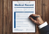 Medical Report Record Form History Patient Concept