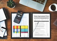 Home Improvement Form Document Concept