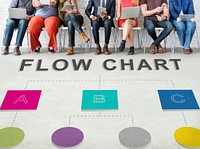 Flow Chart Organization Position Structure Concept