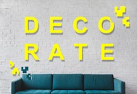 Decorate Room Design Living Home Modern Concept