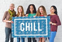 Freedom Chill Positivity Graphic Word