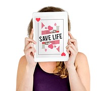 Blood Donation Save Life Concept