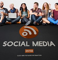 Social Media Networking Connection Concept