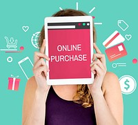 Online Purchase Payment Commerce Concept