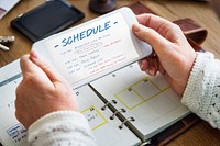 Schedule Planning Time Activity Concept