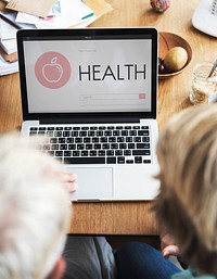 Health Laptop Healthcare Wellness Senior Concept