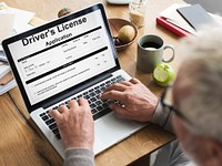 Driver’s License Application Permission Form Concept