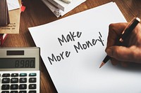 Make More Money Financial Earning Concept