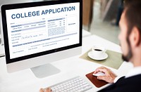 College Application Form Education Concept
