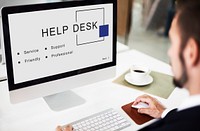 Help Desk Customer Service Support Concept