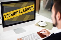 Website Under Construction Error Concept
